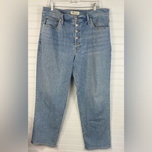 Madewell Light Blue Straight Leg Jeans